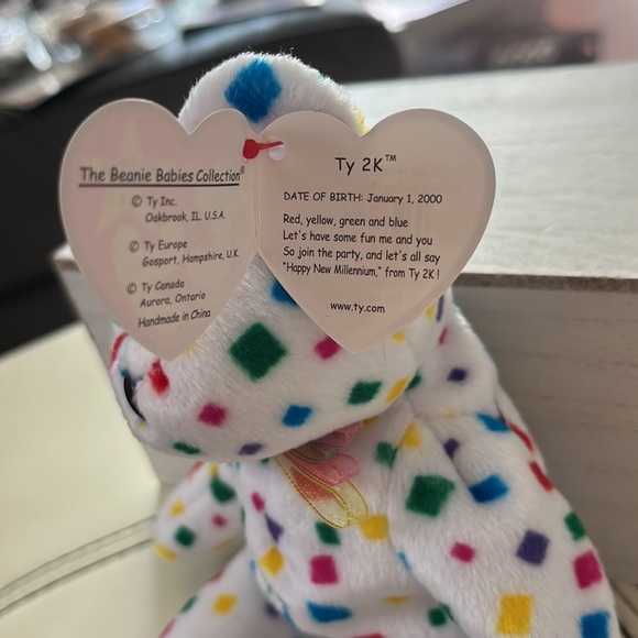 Ty 2K Bear Beanie Baby - Picture 2 of 4